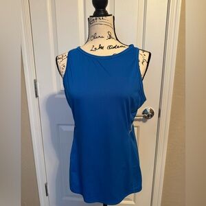 Athleta Women's Vibrant Blue Athletic Tank Top Size Medium